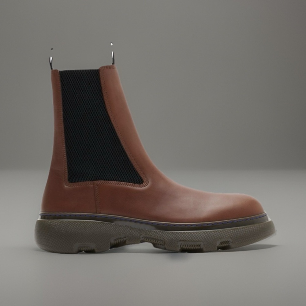 BURBERRY
Chelsea Boot in Walnut-hued leather
Mens EU 44 - Picture 2 of 12